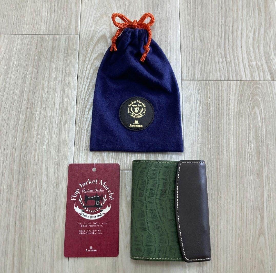 1点物 限定 手帳 アシュフォード m5 フラップ ジャケットマルシェ